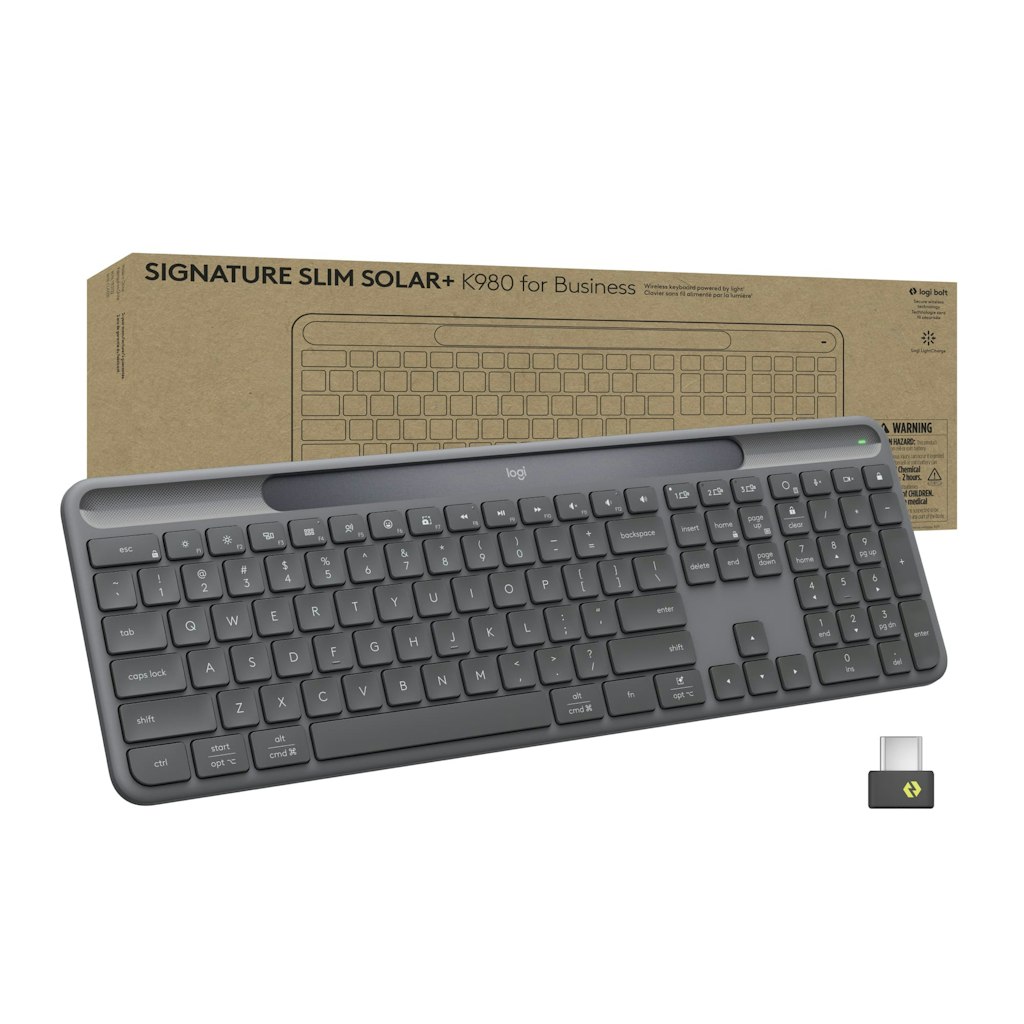 Logitech Signature Slim K980 Solar Wireless Keyboard: $109.99 Logitech Signature Slim K980 Solar Wireless Keyboard: $109.99