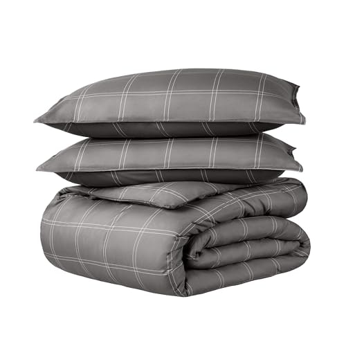 Bare Home King Modern Plaid Duvet Cover Set: $42.98 Bare Home King Modern Plaid Duvet Cover Set: $42.98