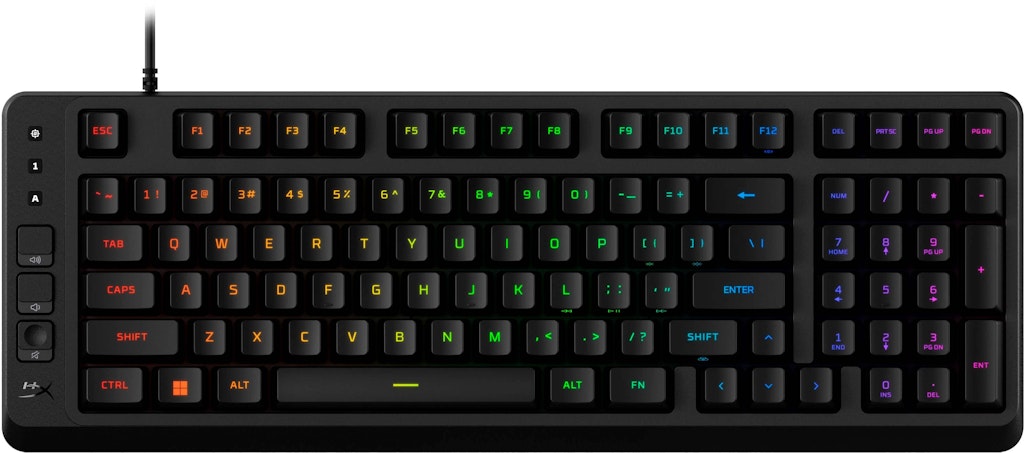 HyperX Eve 1800 Compact Wired Membrane Gaming Keyboard: $39.99
