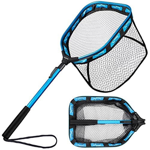 Plusinno Foldable Floating Fishing Landing Net: $25.49