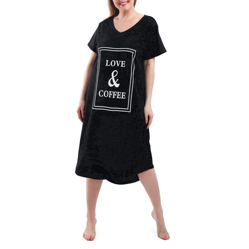 Feremo Plus-Size V-Neck Short-Sleeve Nightgown: $11.67 Feremo Plus-Size V-Neck Short-Sleeve Nightgown: $11.67