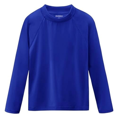 Boys' Long Sleeve UPF 50+ Rash Guard Swim Shirt: $9.98