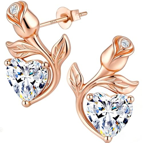 Jacupo 0.8ct Heart Birthstone Stud Earrings: $67.99 Jacupo 0.8ct Heart Birthstone Stud Earrings: $67.99