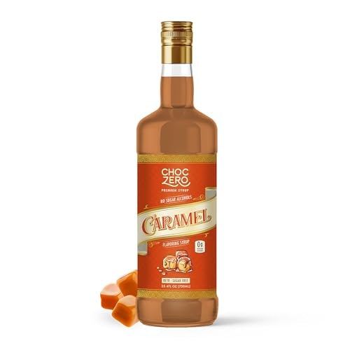 ChocZero Sugar Free Caramel Coffee Syrup 25.4-oz.: $9.99
