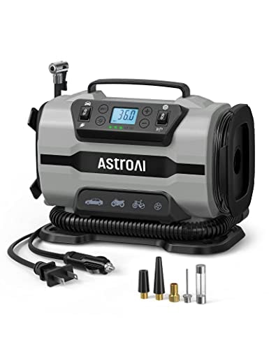 AstroAI 12V DC and 120V AC Portable Tire Inflator: $54.98 AstroAI 12V DC and 120V AC Portable Tire Inflator: $54.98