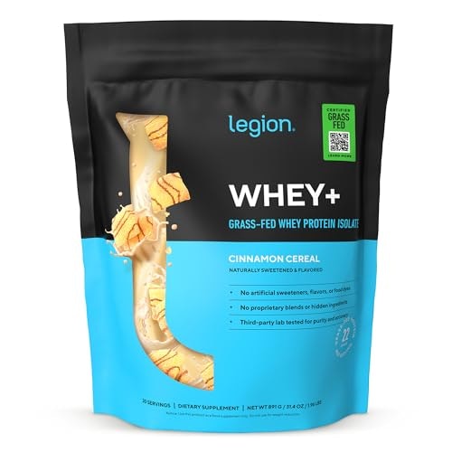 Legion Whey+ Protein Isolate Powder 30-Serving Tub: $49.99 Legion Whey+ Protein Isolate Powder 30-Serving Tub: $49.99