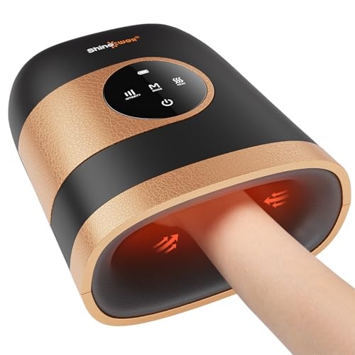 Shine Well Cordless Hand Massager with Heat and Compression: $67.99