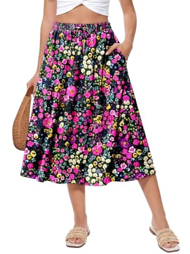 Angerella Retro Boho Pleated Midi Skirt: $14.98 Angerella Retro Boho Pleated Midi Skirt: $14.98