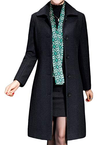 Jenkoon Women's Wool Trench Coat: $49.98 Jenkoon Women's Wool Trench Coat: $49.98
