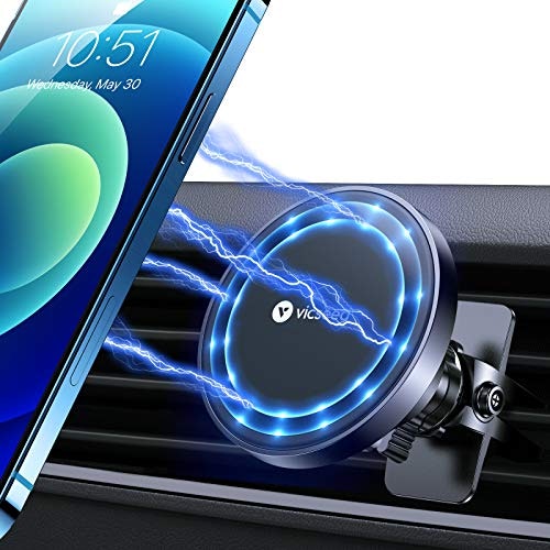 Vicseed MagSafe Magnetic Air Vent Car Phone Mount: $27.98