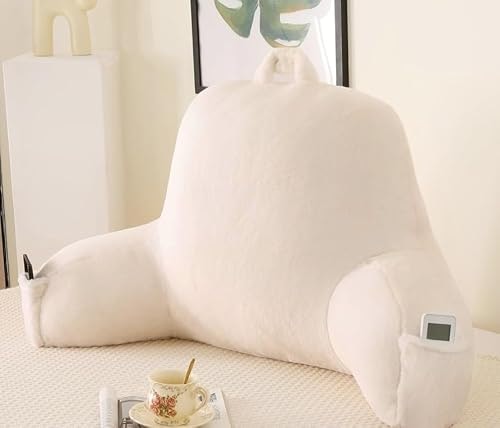 Pajeo Faux Fur Bed Reading Pillow with Arms: $22.09 Pajeo Faux Fur Bed Reading Pillow with Arms: $22.09
