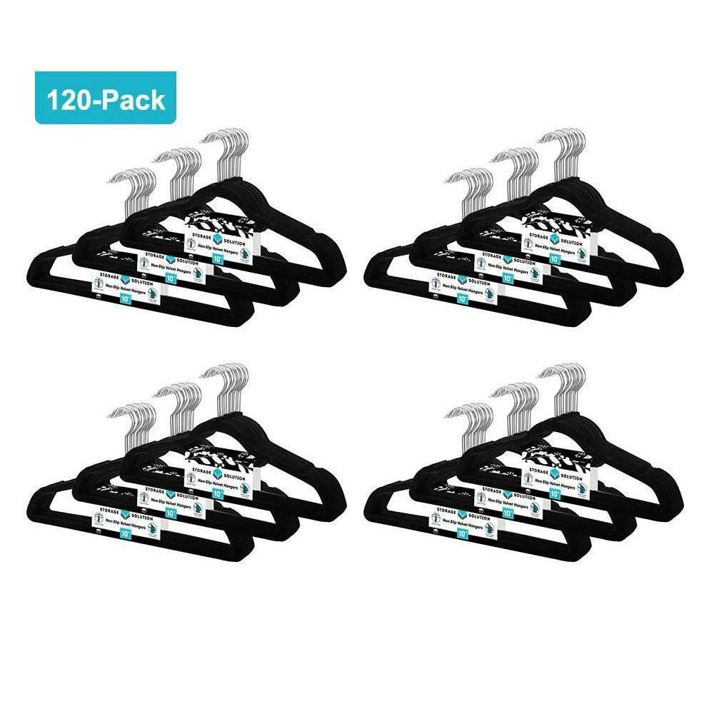J&V Textiles Velvet Non-Slip Hangers 120-Pack: $89.99 J&V Textiles Velvet Non-Slip Hangers 120-Pack: $89.99