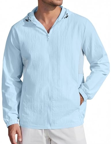 Coofandy Men's UPF 50 Sun Protection Fishing Hoodie: $19.97 Coofandy Men's UPF 50 Sun Protection Fishing Hoodie: $19.97