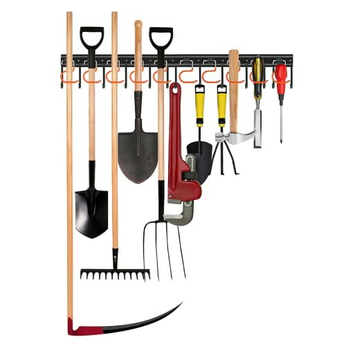 TVKB 34-Inch Wall-Mount Garden Tool Organizer: $20.39 TVKB 34-Inch Wall-Mount Garden Tool Organizer: $20.39