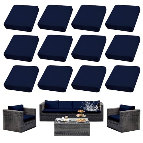 Sukaikeqa 14-Piece Patio Furniture Cushion Cover Set: $48.44 Sukaikeqa 14-Piece Patio Furniture Cushion Cover Set: $48.44