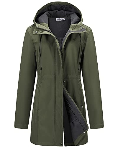 Outdoor Ventures Women's Fleece Lined Waterproof Softshell Rain Jacket: $47.99 Outdoor Ventures Women's Fleece Lined Waterproof Softshell Rain Jacket: $47.99