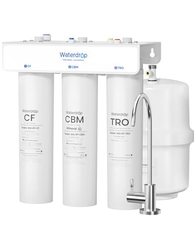 Waterdrop T3-T 220 GPD Reverse Osmosis System: $151.05 w/ Prime