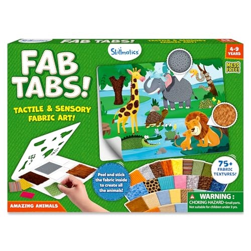 Skillmatics Fab Tabs 3D Sensory Fabric Decorating Art Kit: $18.97 Skillmatics Fab Tabs 3D Sensory Fabric Decorating Art Kit: $18.97