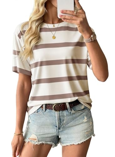 Evaless Women's Crewneck Graphic T-Shirt: $12.98 Evaless Women's Crewneck Graphic T-Shirt: $12.98