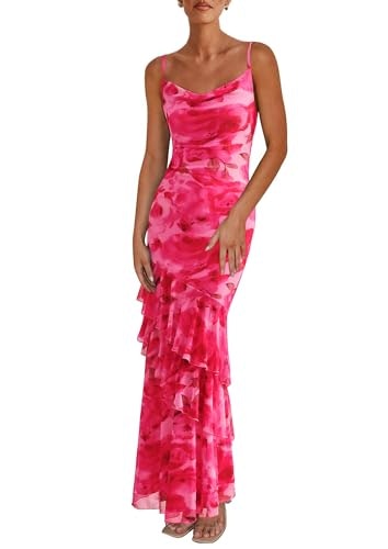 Prettygarden Women's Boho Floral Tiered Maxi Dress: $39.08 Prettygarden Women's Boho Floral Tiered Maxi Dress: $39.08