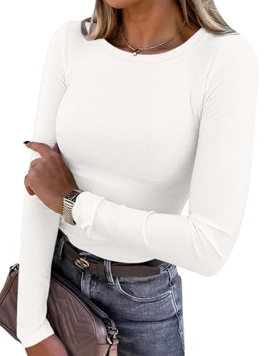 Women's Rib Knit Long Sleeve Crewneck T-Shirt: $7.64 Women's Rib Knit Long Sleeve Crewneck T-Shirt: $7.64