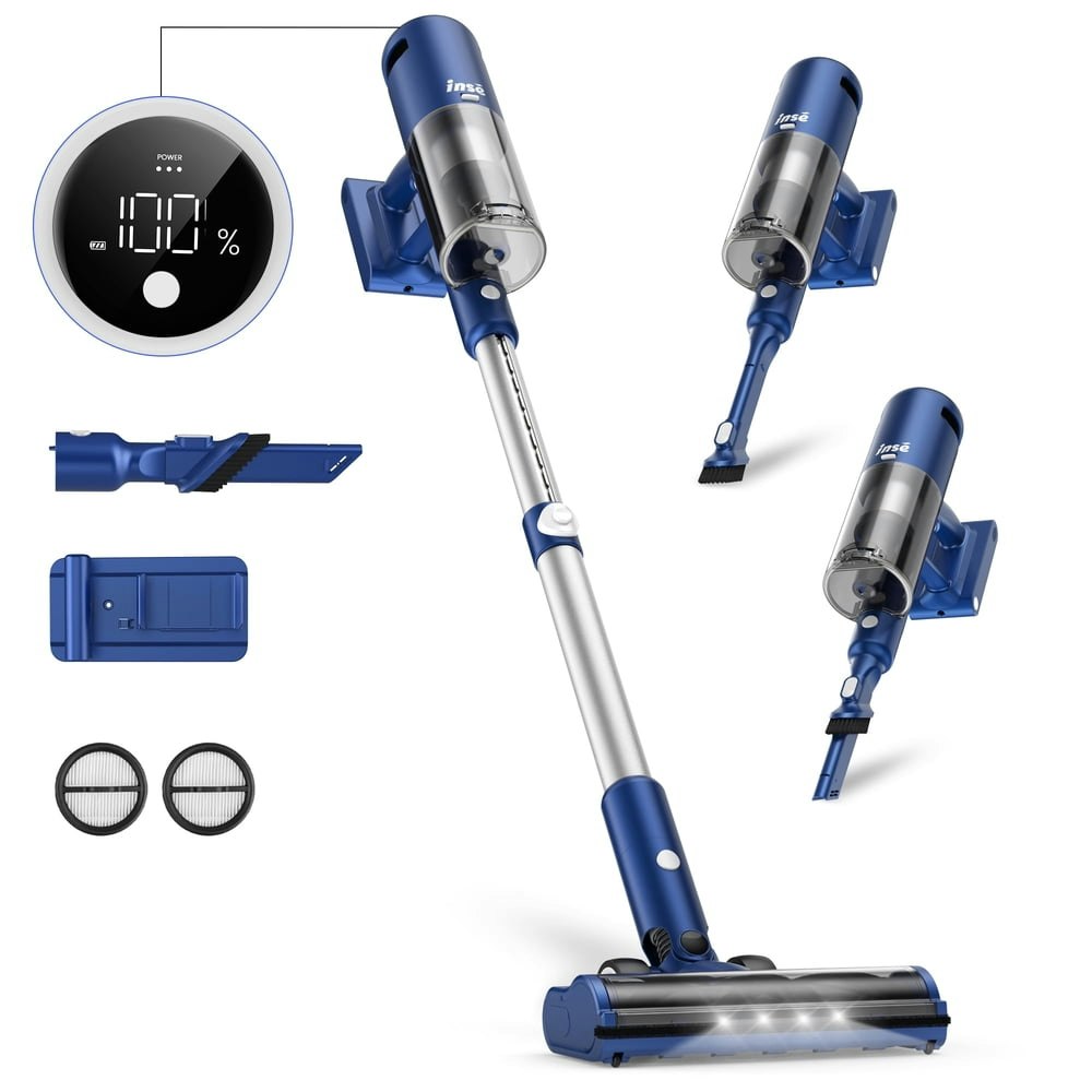 Inse 30-kPa Cordless Stick Vacuum: $59.99