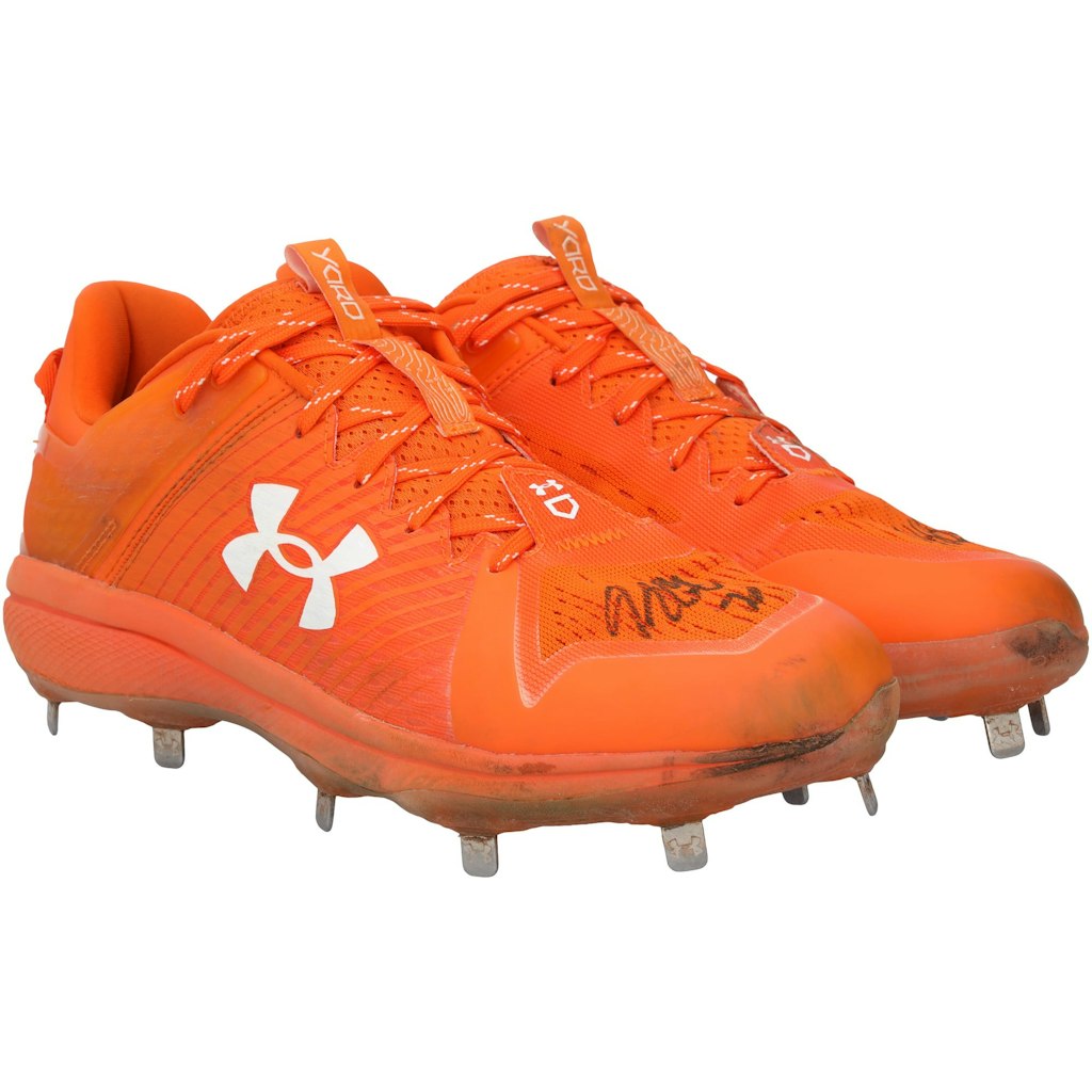 Kerry Carpenter Autographed 2024 MLB Season Game-Used Under Armour Cleats: $749.99 Kerry Carpenter Autographed 2024 MLB Season Game-Used Under Armour Cleats: $749.99