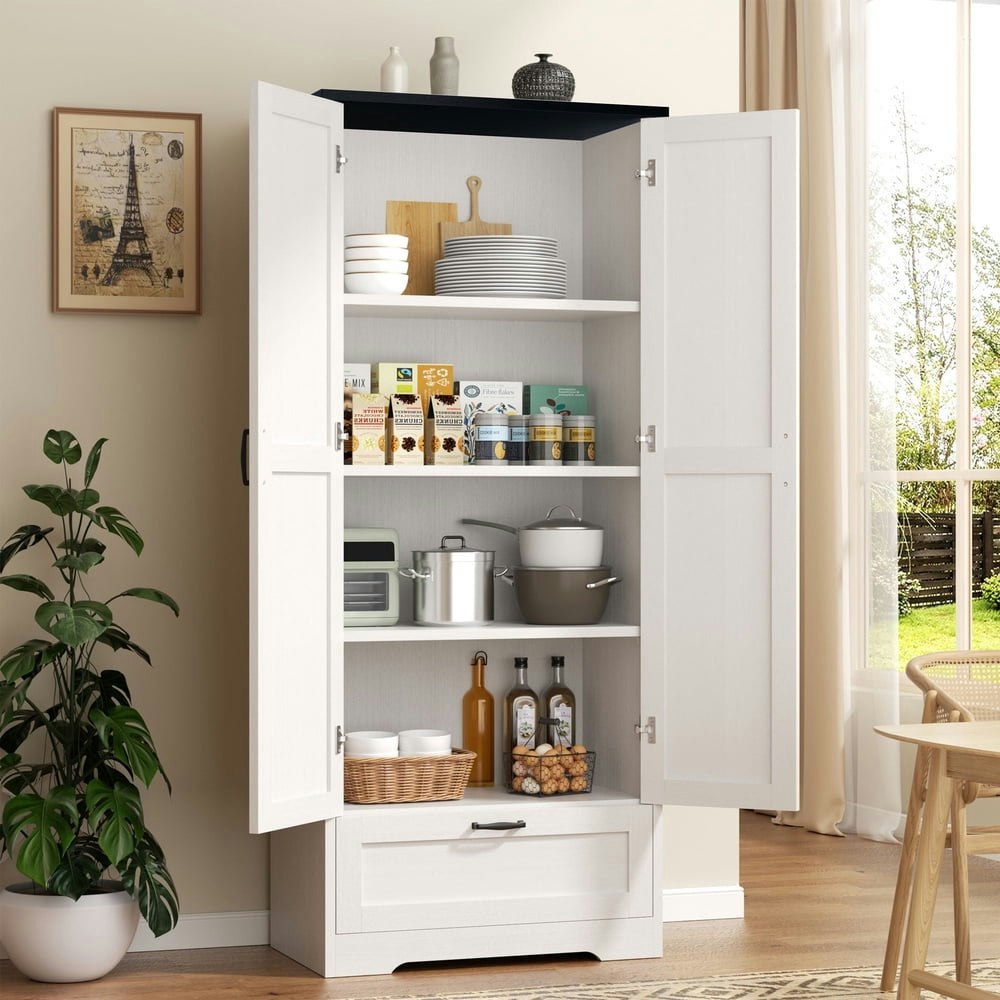 Walsunny 65-Inch Freestanding Pantry Storage Cabinet: $159.99 Walsunny 65-Inch Freestanding Pantry Storage Cabinet: $159.99