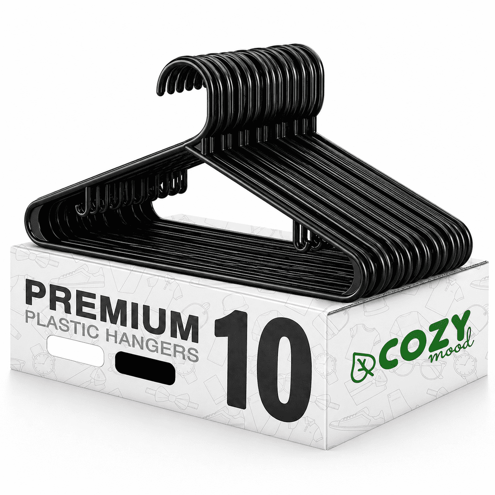 Cozymood Plastic Hangers 10-Pack: $11.69 Cozymood Plastic Hangers 10-Pack: $11.69