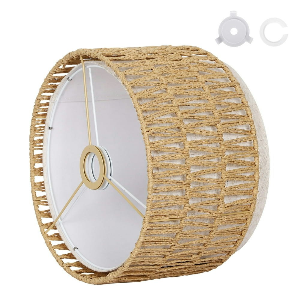 Outon 12.5-inch Rattan Boho Lamp Shade: $27.54 Outon 12.5-inch Rattan Boho Lamp Shade: $27.54