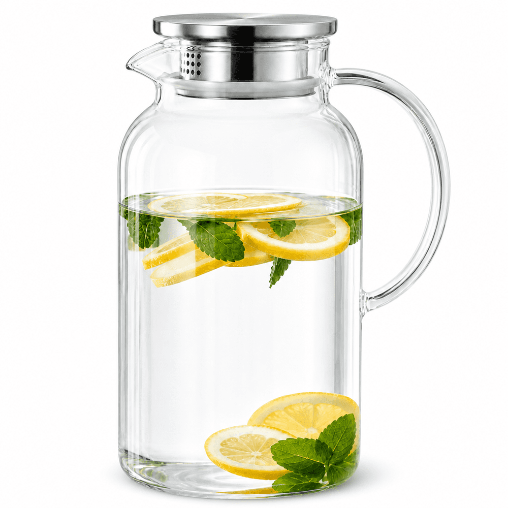 Baalaka 61-oz Glass Pitcher with Lid: $12.39 Baalaka 61-oz Glass Pitcher with Lid: $12.39