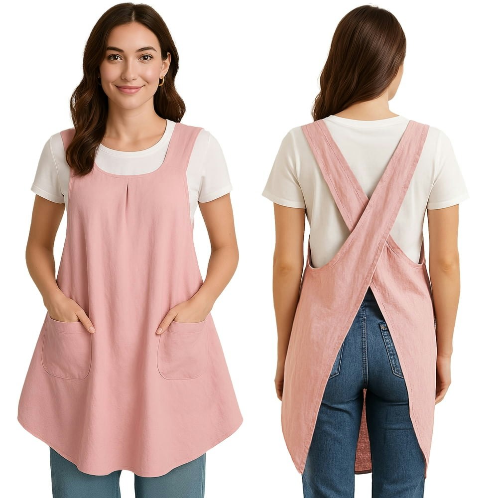 Whippy Linen Cross-Back Kitchen Apron: $11.69 Whippy Linen Cross-Back Kitchen Apron: $11.69