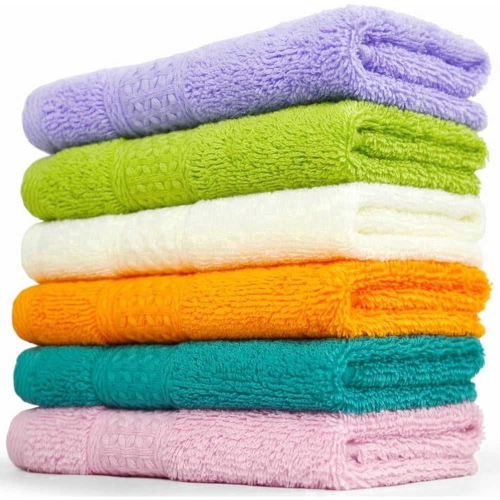Zhao.Fu 13x13-inch Washcloths 6-Pack: $10 Zhao.Fu 13x13-inch Washcloths 6-Pack: $10