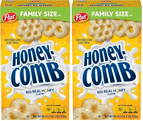 Honeycomb Honey Flavored Sweetened Corn and Oat Breakfast Cereal 19-oz 2-Pack: $7.92 Honeycomb Honey Flavored Sweetened Corn and Oat Breakfast Cereal 19-oz 2-Pack: $7.92