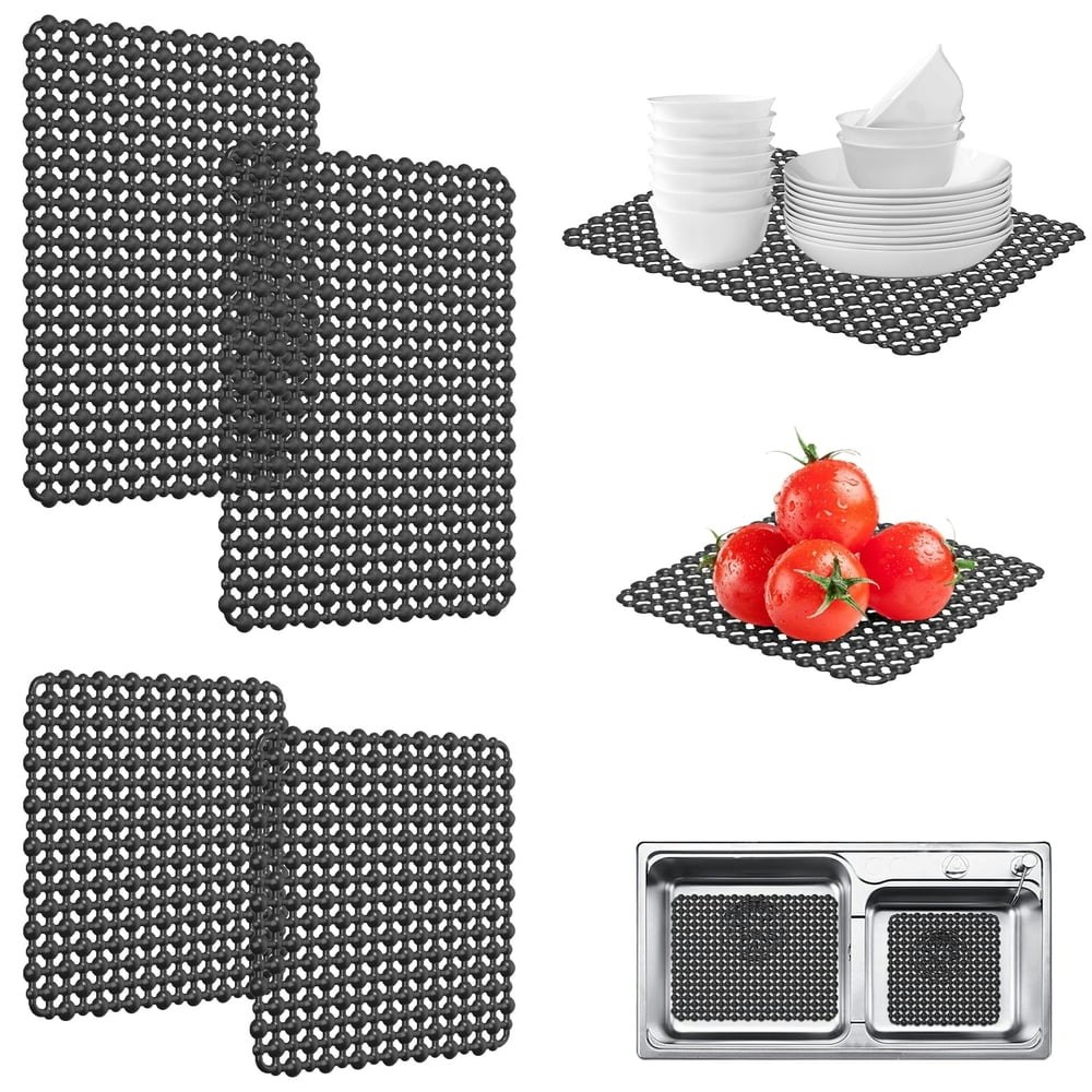 15.75" x 11.8" Kitchen Sink Protector Mat 4-Pack: $17.99 15.75" x 11.8" Kitchen Sink Protector Mat 4-Pack: $17.99