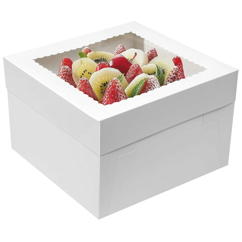 Livease 12x12x6-inch Cake Box 5-Pack: $12.99