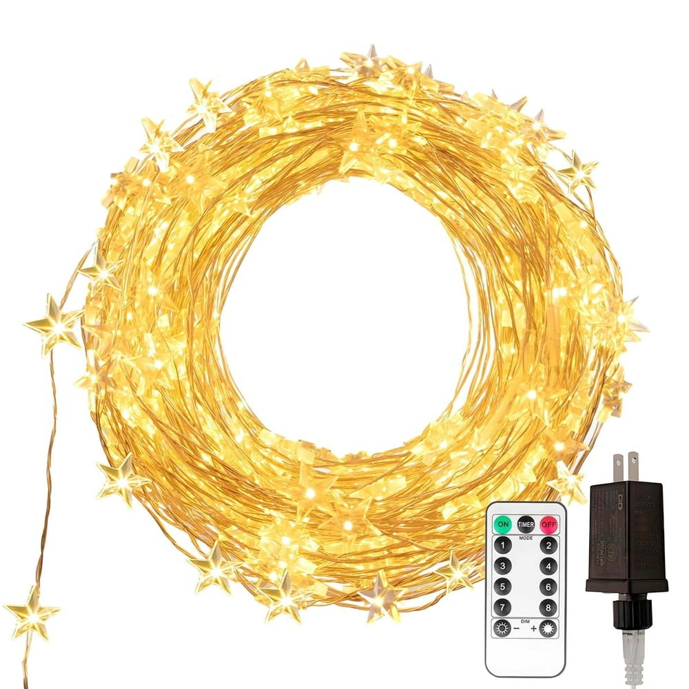 Resnice 40ft 120-LED Star String Lights: $14.38 Resnice 40ft 120-LED Star String Lights: $14.38