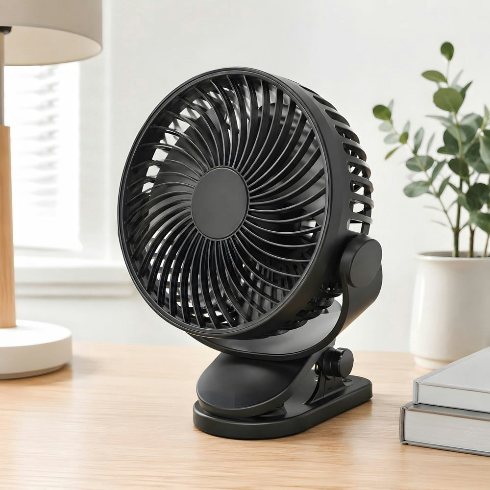Mosense Portable Clip-On Battery-Operated Fan: $15.99 Mosense Portable Clip-On Battery-Operated Fan: $15.99