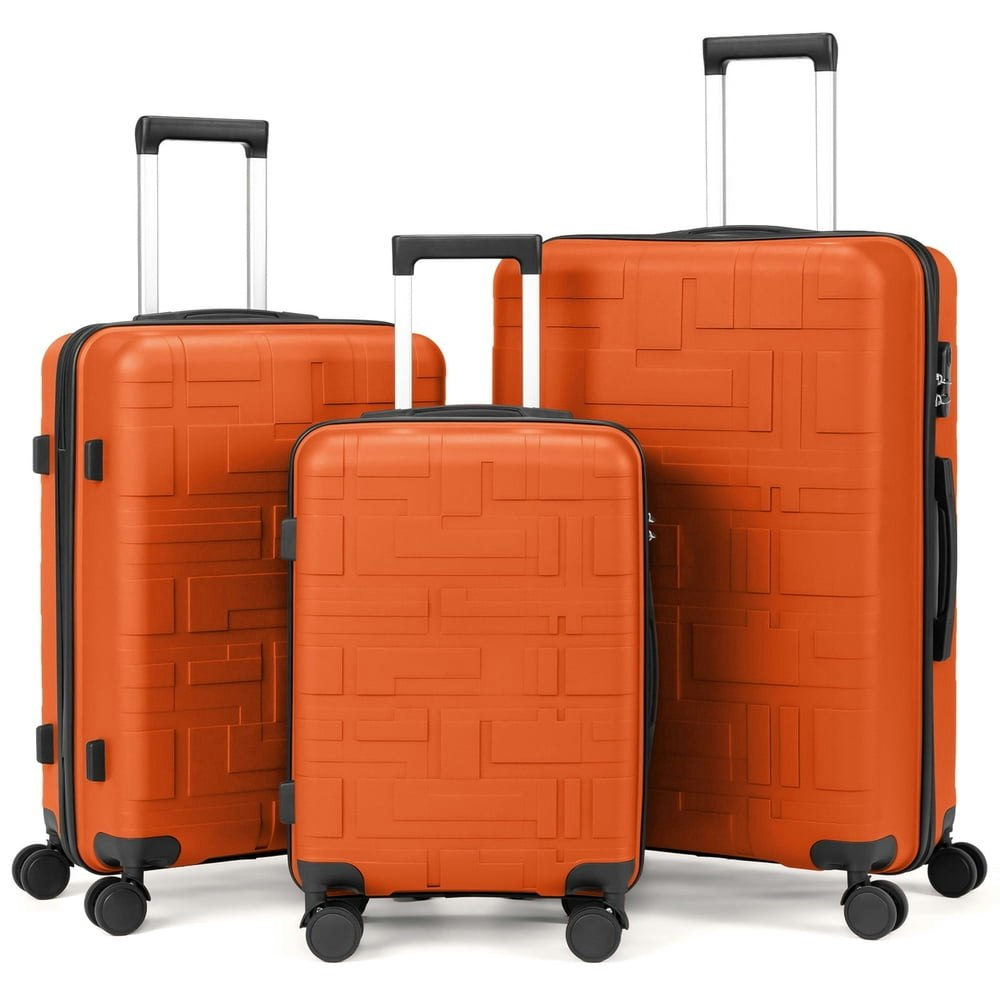 Zimtown 3-Piece Hardside Spinner Luggage Set: $79.99