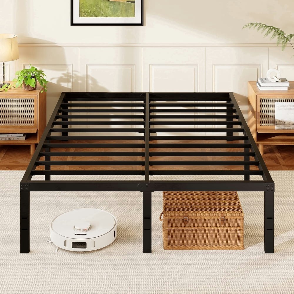 Awesofurni 18-Inch Queen Platform Bed Frame: $75.99