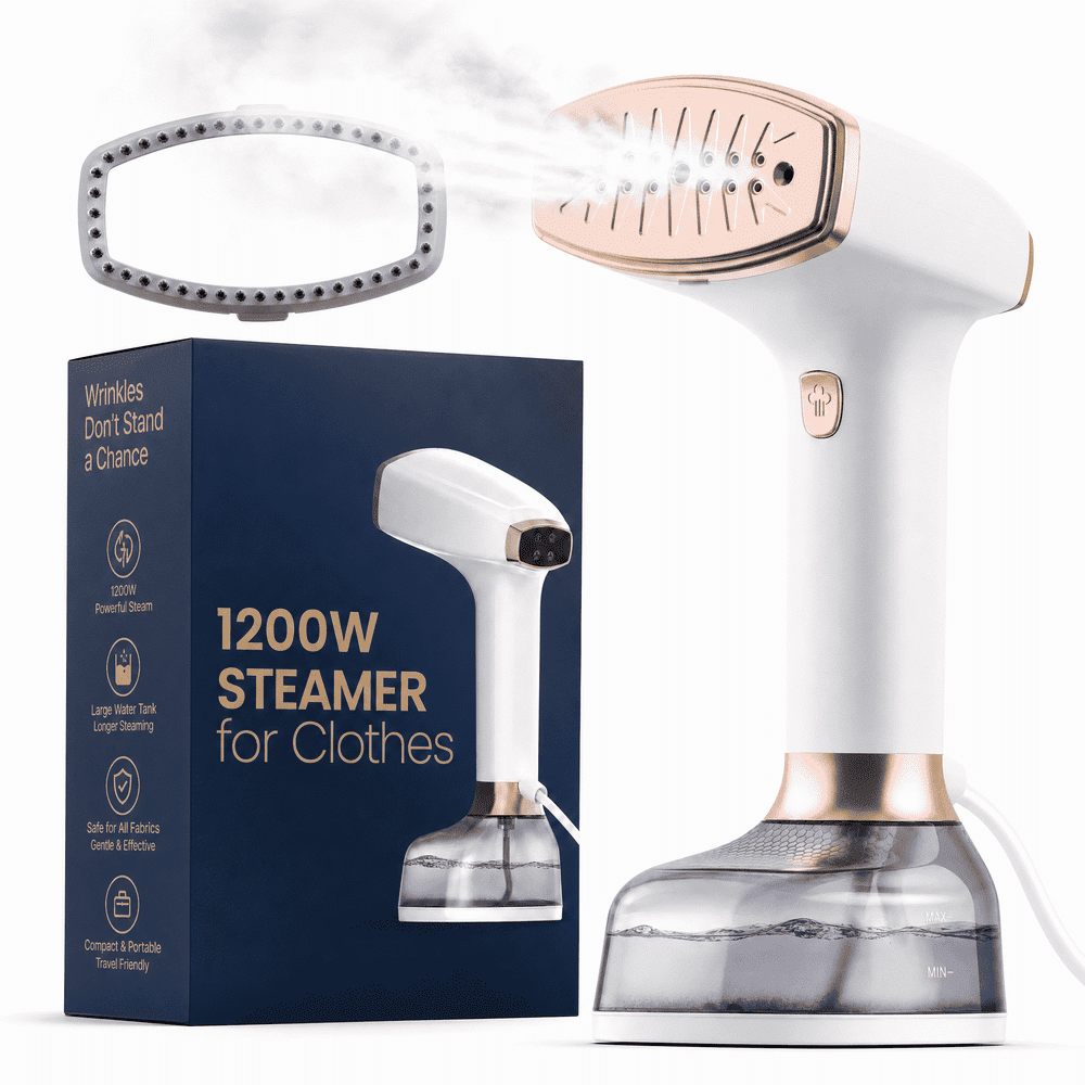 1,200W Handheld Garment Steamer: $29.99