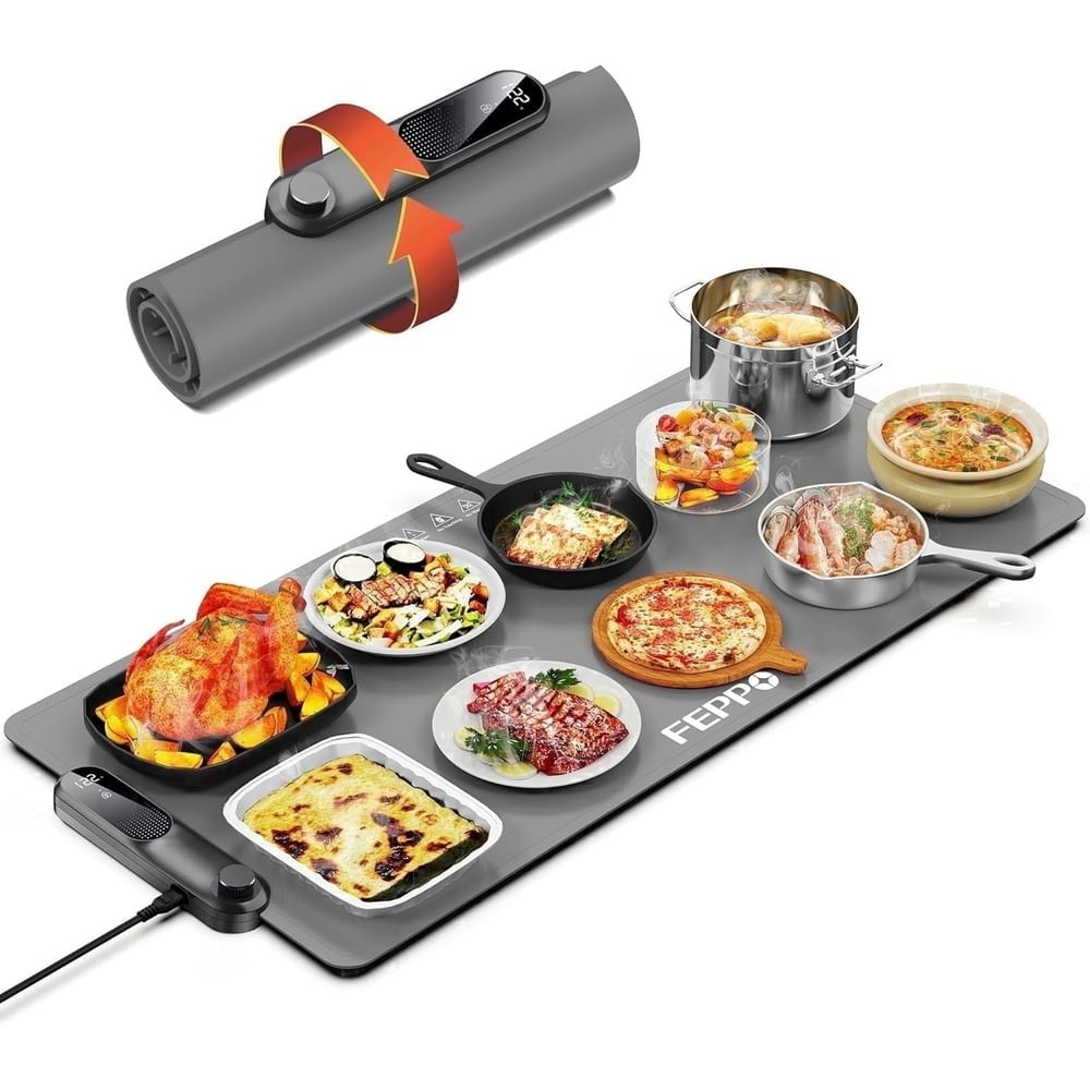 Feppo 35"x16" Electric Warming Tray: $49.99