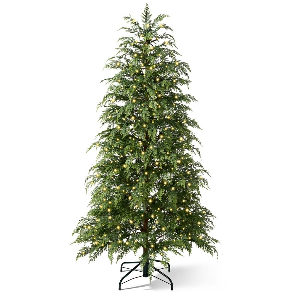 Dr. Planzen 6-Foot Pre-Lit Artificial Cypress Christmas Tree: $90 Dr. Planzen 6-Foot Pre-Lit Artificial Cypress Christmas Tree: $90