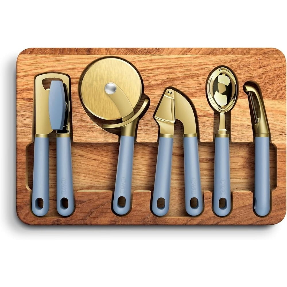 Cook with Color 6-Piece Kitchen Utensil Set with Cutting Board: $44.99 Cook with Color 6-Piece Kitchen Utensil Set with Cutting Board: $44.99