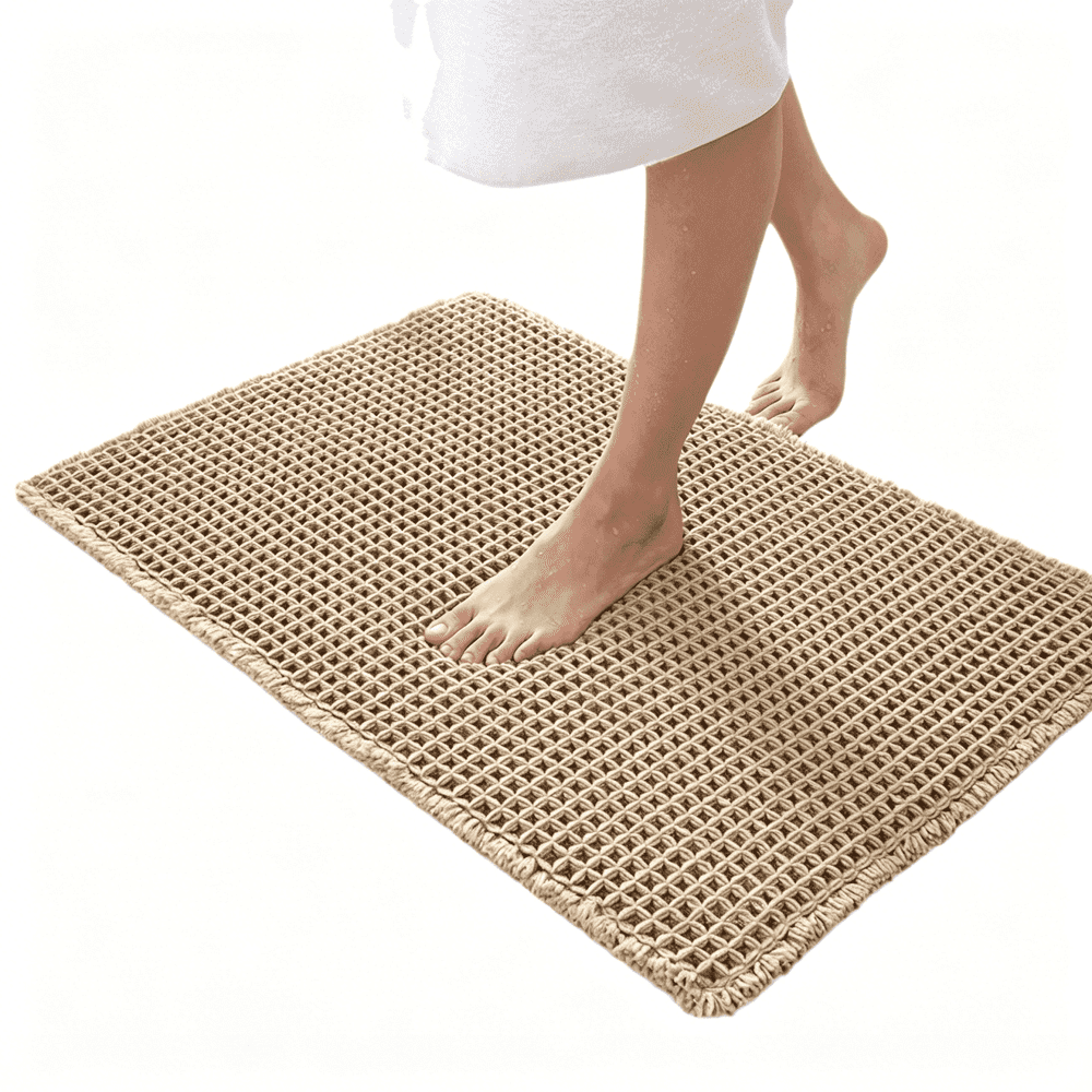 18" x 30" Waffle Bath Mat: $13.59