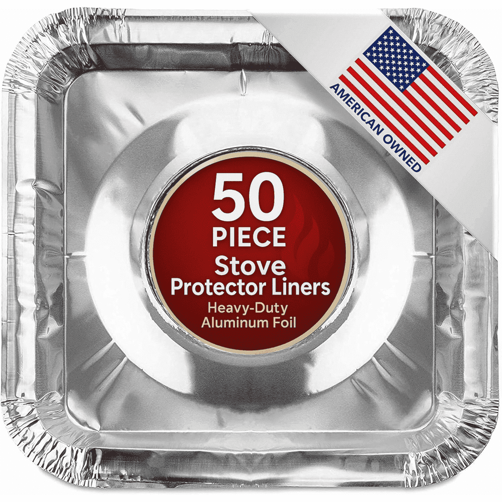 TRBCreation Square Disposable Gas Stove Burner Cover 50-Pack: $10.99 TRBCreation Square Disposable Gas Stove Burner Cover 50-Pack: $10.99