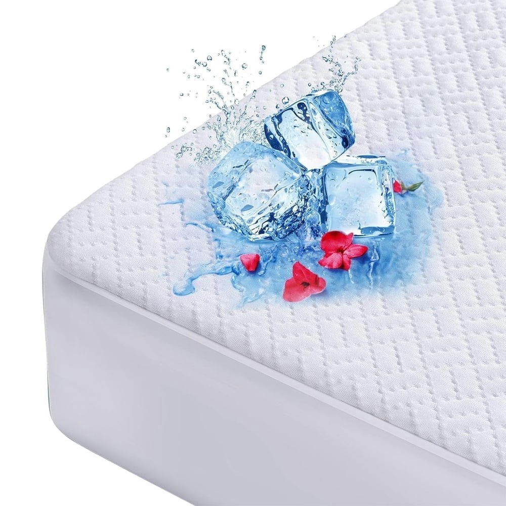 Queen Size Waterproof Mattress Pad Protector: $19.89
