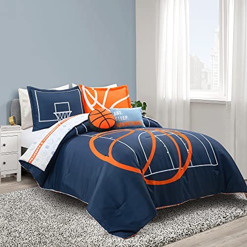 Lush Decor Basketball Game Reversible 5-Piece Full/Queen Comforter Set: $56.52 Lush Decor Basketball Game Reversible 5-Piece Full/Queen Comforter Set: $56.52