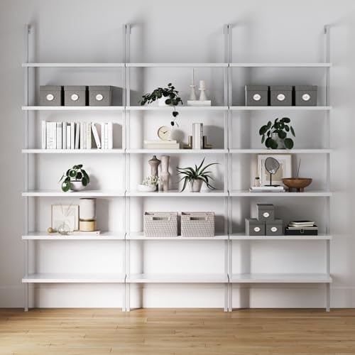 Nathan James Theo 6-Shelf Tall Industrial Bookshelf 3-Pack: $599.97 Nathan James Theo 6-Shelf Tall Industrial Bookshelf 3-Pack: $599.97