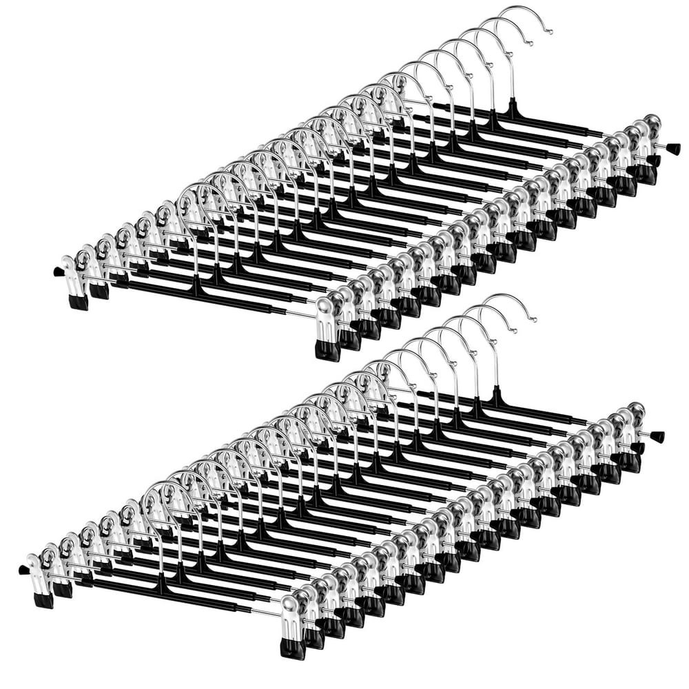 Topekada 12-Inch Adjustable Pants Hangers with Clips 35-Pack: $22.31 Topekada 12-Inch Adjustable Pants Hangers with Clips 35-Pack: $22.31